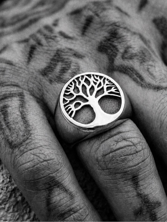 Other - Tree of Life Ring in polished 316L stainless steel size 12